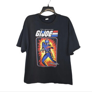{Hasbro} Men's G.I. Joe Cobra Leader Commander Print Black Tshirt - Size XL